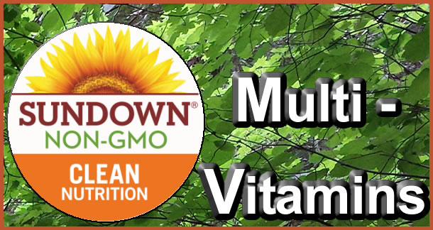 Sundown Naturals NON GMO Multivitamins