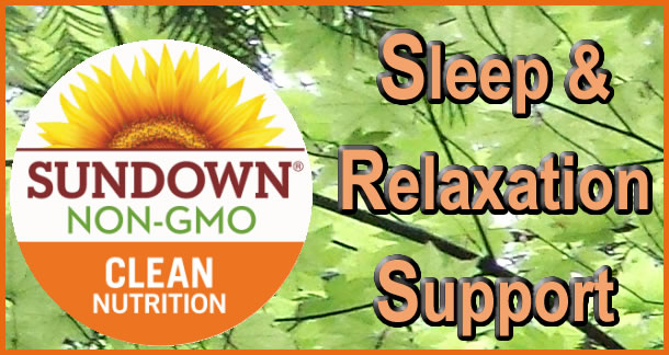 Sundown Naturals NON GMO Sleep Relaxation Support