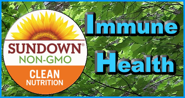 Sundown Naturals NON GMO immune health Supplements