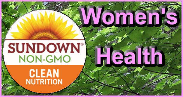 Sundown Naturals NON GMO womens health